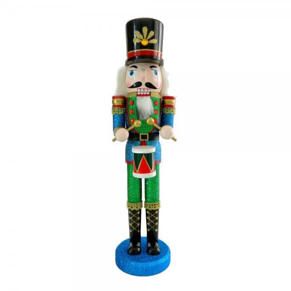 Χριστουγεννιάτικος Διακοσμητικός Μολυβένιος Στρατιώτης, με Τύμπανο (38cm)